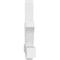 Ekena Millwork Redmond Architectural Grade PVC Gable Bracket, 72"W x 27"H x 4"D x 4"F, 9/12 Pitch GBP072X27X0404RED00 - alternate 4